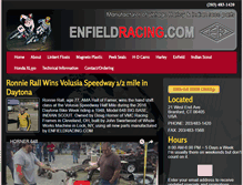 Tablet Screenshot of enfieldracing.com